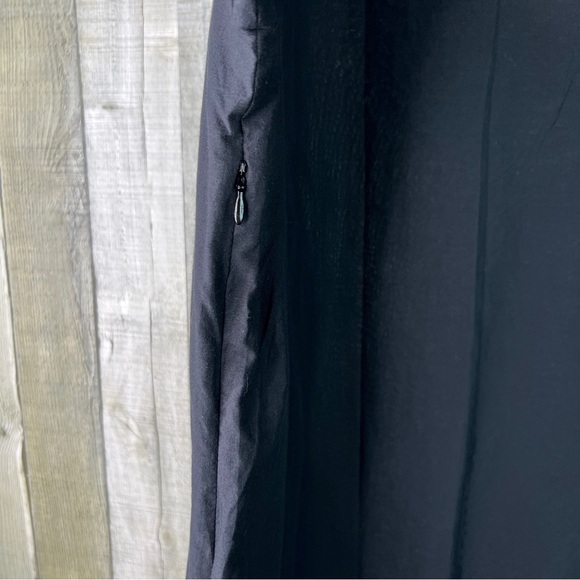 Mud Pie (Flawed Tie String) XL Black Coverup With Eyelet Lace Trim Pullover - Picture 6 of 13